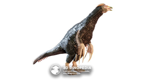 Cretaceous period Therizinosaurus | 3D Dinopedia