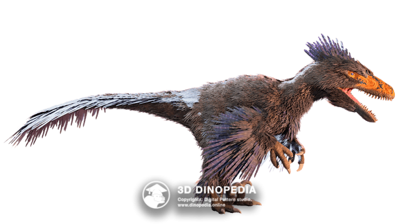 Cretaceous period Utahraptor | 3D Dinopedia