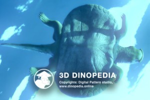 Triassic period Henodus 3D Dinopedia