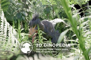 Меловой период Ютараптор 3D Dinopedia