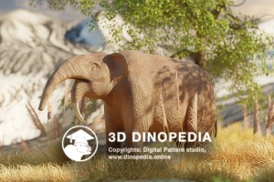 Neogene period Deinotherium 3D Dinopedia