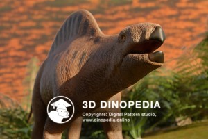 Triassic period Lotosaurus 3D Dinopedia