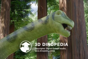 Cretaceous period Opisthocoelicaudia 3D Dinopedia