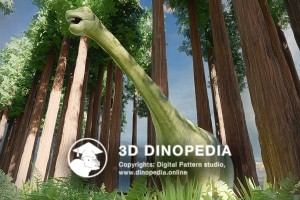 Cretaceous period Opisthocoelicaudia 3D Dinopedia