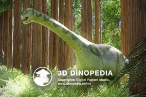 Cretaceous period Opisthocoelicaudia 3D Dinopedia