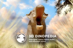 Neogene period Platybelodon 3D Dinopedia