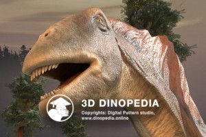 Cretaceous period Amargasaurus 3D Dinopedia