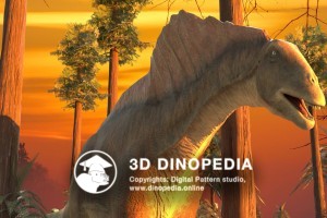 Cretaceous period Amargasaurus 3D Dinopedia