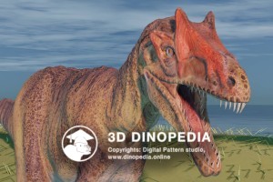 Jurassic period Allosaurus 3D Dinopedia