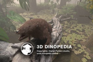 Юрский период Касторокауда 3D Dinopedia