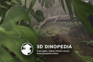 Юрский период Касторокауда 3D Dinopedia