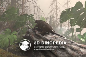 Юрский период Касторокауда 3D Dinopedia