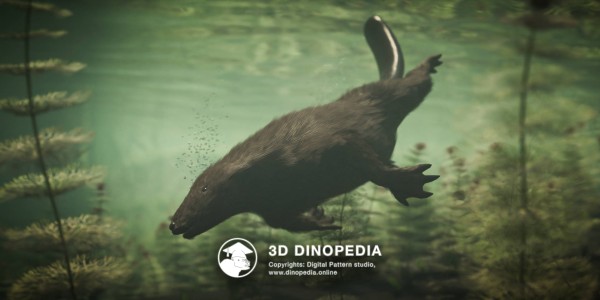 Юрский период Касторокауда 3D Dinopedia