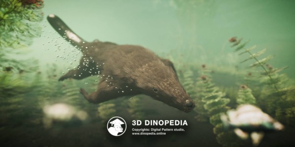 Юрский период Касторокауда 3D Dinopedia