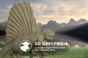 Permian period Dimetrodon 3D Dinopedia