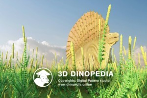 Permian period Edaphosaurus 3D Dinopedia