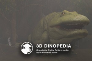 Carboniferous period Eryops 3D Dinopedia