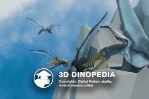 Jurassic period Rhamphorhynchus 3D Dinopedia