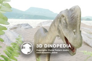 Jurassic period Europasaurus 3D Dinopedia