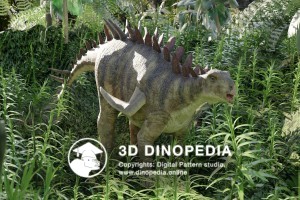 Юрский период Гигантспинозавр 3D Dinopedia