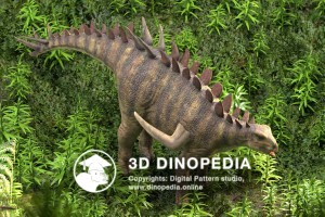 Jurassic period Gigantspinosaurus 3D Dinopedia