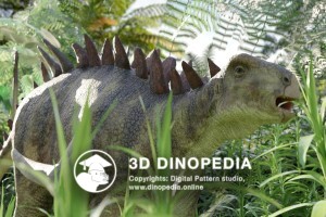 Jurassic period Gigantspinosaurus 3D Dinopedia