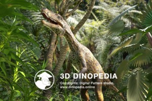 Triassic period Herrerasaurus 3D Dinopedia