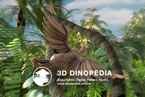 Cretaceous period Iberomesornis 3D Dinopedia