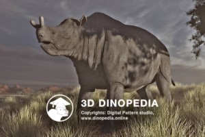 Палеогеновый период Мегацеропс 3D Dinopedia