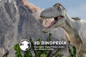 Cretaceous period Qianzhousaurus 3D Dinopedia