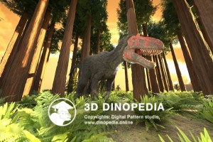 Cretaceous period Yutyrannus 3D Dinopedia