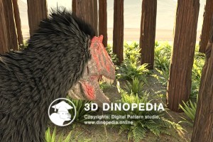 Cretaceous period Yutyrannus 3D Dinopedia