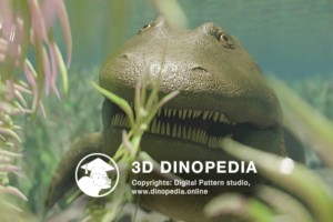 Devonian period Ichthyostega 3D Dinopedia