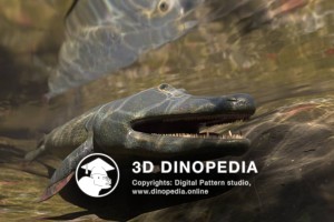 Девонский период Тиктаалик 3D Dinopedia