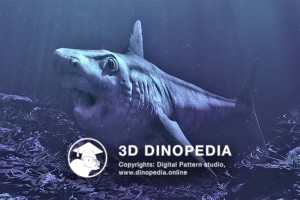 Пермский период Геликоприон 3D Dinopedia