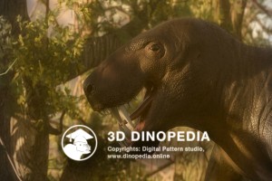 Permian period Inostrancevia 3D Dinopedia