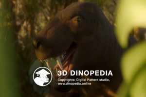 Permian period Inostrancevia 3D Dinopedia