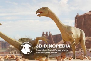 Triassic period Effigia 3D Dinopedia