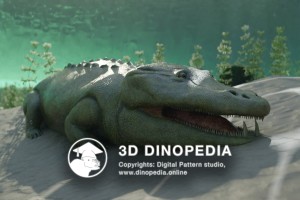 Triassic period Mastodonsaurus 3D Dinopedia