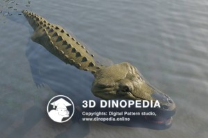 Triassic period Mastodonsaurus 3D Dinopedia