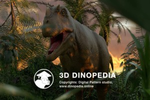 Jurassic period Ceratosaurus 3D Dinopedia