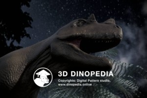 Jurassic period Ceratosaurus 3D Dinopedia