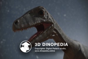 Jurassic period Compsognathus 3D Dinopedia