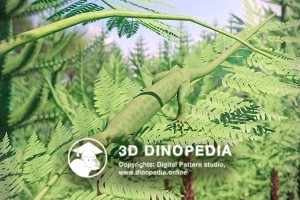 Каменноугольный период Гилоном 3D Dinopedia