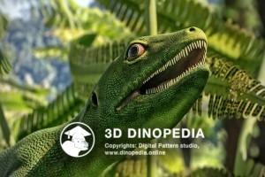 Carboniferous period Hylonomus 3D Dinopedia