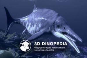 Jurassic period Ophthalmosaurus 3D Dinopedia