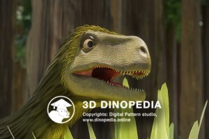 Cretaceous period Dilong 3D Dinopedia