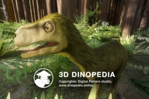 Cretaceous period Dilong 3D Dinopedia