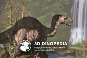 Cretaceous period Deinocheirus 3D Dinopedia