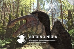 Cretaceous period Deinocheirus 3D Dinopedia